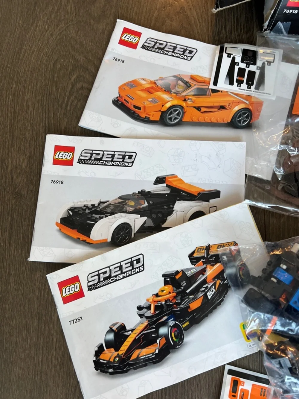 LEGO Speed Champions Orange and Black McLaren Race Car Mixed mismatched set - Picture 5 of 11